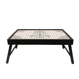 Pale Florids Folding Bed Tray