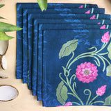 Lotus Jaal Set Of 6 Table Napkins
