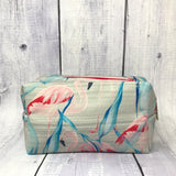 Blushing Flamingos Travel Pouch