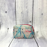 Blushing Flamingos Travel Pouch