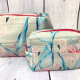 Blushing Flamingos Travel Pouch