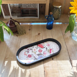 Ikat Chintz Oval Small Tray Deal