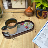 Tropical Blooms Oval Small Tray Deal