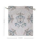 Pale Florids Drawstring Pouches