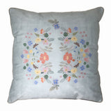 Pale Blossom Blue Cushion Cover
