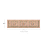 Floral Blush Cotton Table Runner