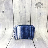 Indigo Wave Mini Pouch
