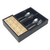 Delicate Floral Cutlery Tray