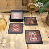 Indian Kalmakari Coasters