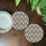 Lilac Lotus Art Nouveau Trivet