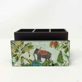 Tropical Elephant Cutlery Stand with Tissue Paper Holder