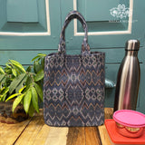 Classic Ikat Print Lunch bag