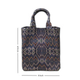 Classic Ikat Print Lunch bag