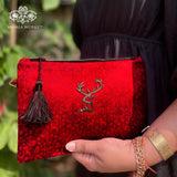 Gleaming Deer Clutch/Sling Bag