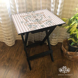 Pale Florids Folding Table