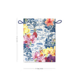 Radiant Garden On Ink Drawstring Pouches