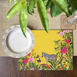 Tropical Forest - Zebra Tablemat