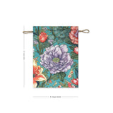 Jungle Blossom Drawstring Pouches