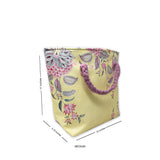 Aster Blooms Roll down Bag/Basket