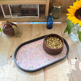 Delicate Jaal Oval Medium Tray Deal
