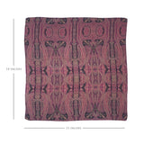 Rust Paisley Pocket Square