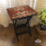 Indian Kalamkari Folding Table