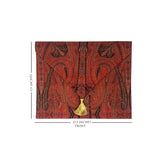 Red Paisley Gift Envelope - Large