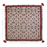 Delicate jaal Puja Mats/ Prayer Mat (set of 2)