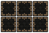 Slate Black Grunge Coasters