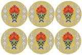 Ikat Boota Coasters