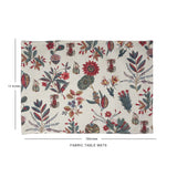 Botanical Chintz Fabric Table mats (set of 2 1 Set in Stock