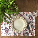 Botanical Chintz Fabric Table mats (set of 2 1 Set in Stock