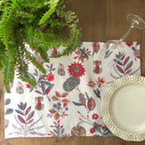 Botanical Chintz Fabric Table mats (set of 2 1 Set in Stock