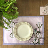 Art Nouveau Pink Fabric Table mats (1 set - 2 pcs in stock)