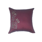 Organza Lotus Buta Embroidered Cushion Cover Small
