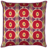 Red Ikat Cushion