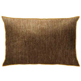 Black Kalamkari Jaal Embroidered Cushion Cover