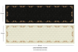 Slate Grunge B&W Reversible Table Runner Deals