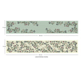 Striped Chintz Reversible Table Runner