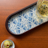 Contemporary Art Deco Oval Small Tray Deal