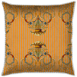 Ornate Victorian Flounce Coral Cushion Cover